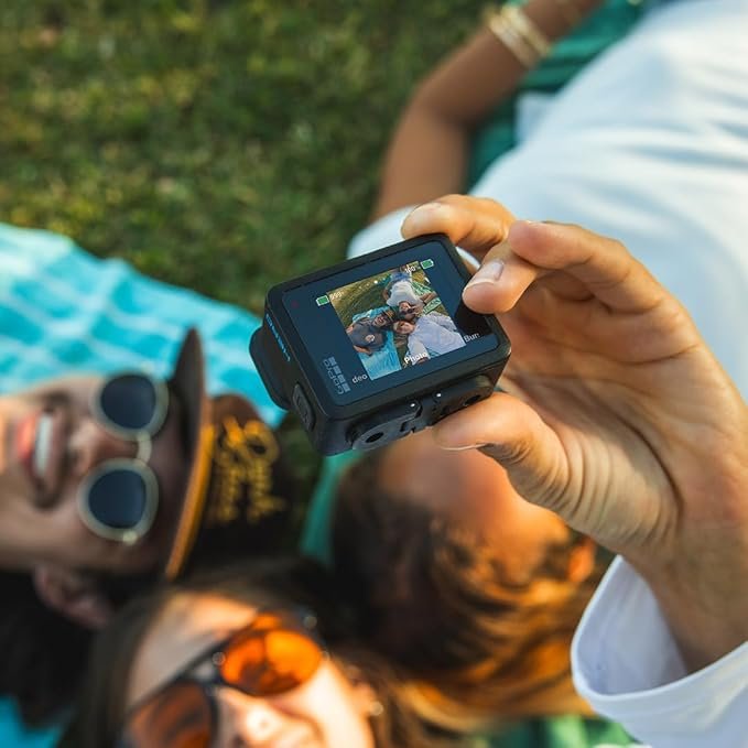 GoPro Hero Lightweight Rugged & Waterproof 4K Action Camera with Touch Screen, 2X Slo-Mo, Mounting Flexibility with in-Built Enduro Battery